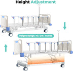 Premium 3 Function Full Electric Hospital Bed,Adjustable Medical Bed