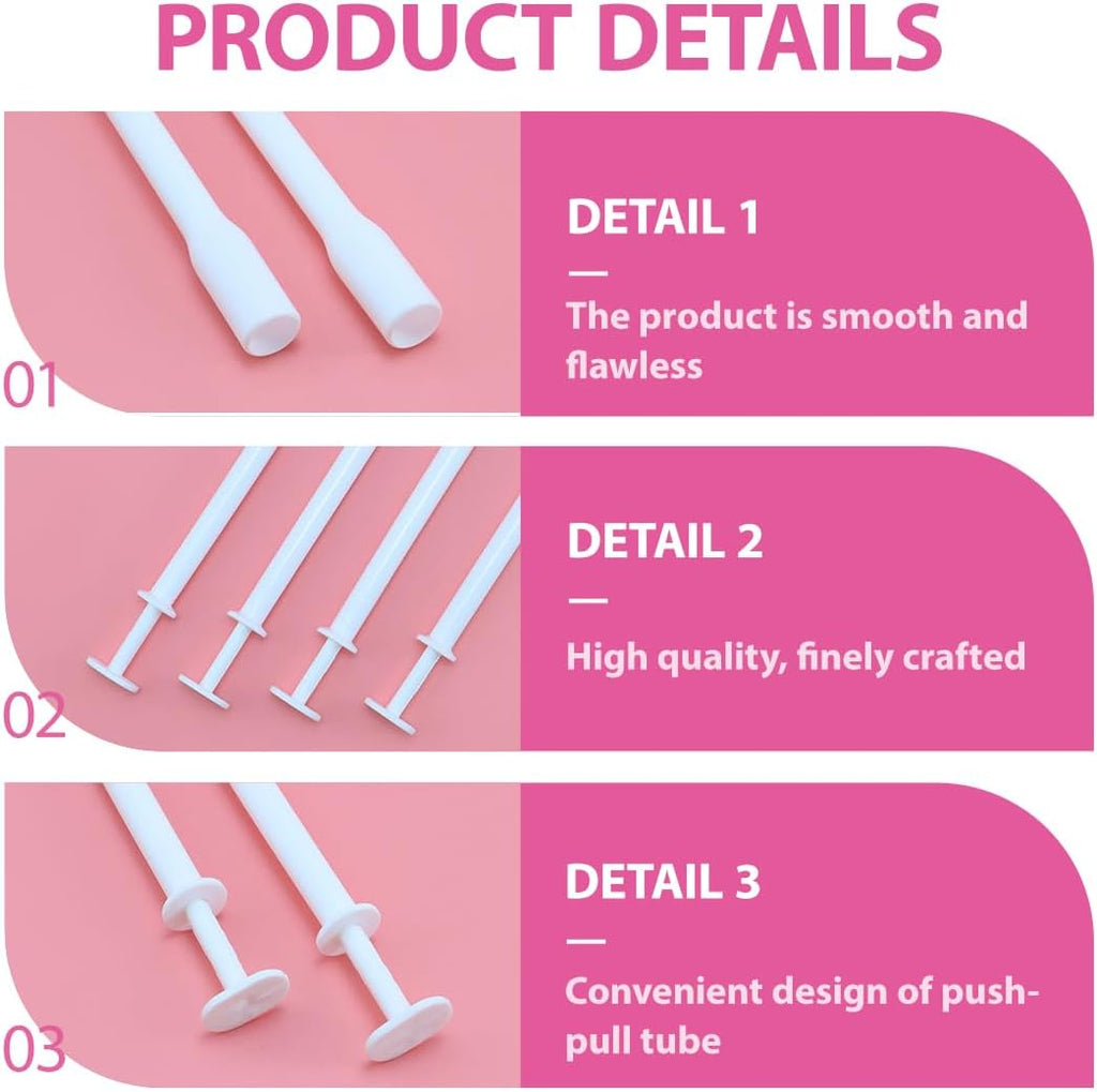 GXGM 14 Pieces Disposable Lubricant Applicator, Vaginal Applicator, Personal Lubricant Applicators, Disposable Applicators, Injector Syringe for Vaginal