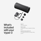 Hyperice Vyper 3 Vibrating Foam Roller Myofascial Release Trigger Points
