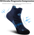 Compression Socks for Men Women Ankle Running Socks for Plantar Fasciitis