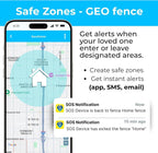 SecuLife Medical Alert Pendant for Seniors — Alerts Go Direct to Family, No Call Center | Auto Fall Detection, GPS Tracking, 2-Way Calling, No Contract, Water Resistant Necklace