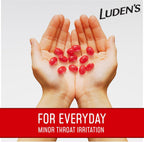 Luden's Sore Throat Relief Drops, Wild Cherry, 90 Count | Sore Throat Lozenges, for Minor Everyday Irritation & Dry Mouth, Soothes Throats, With Pectin