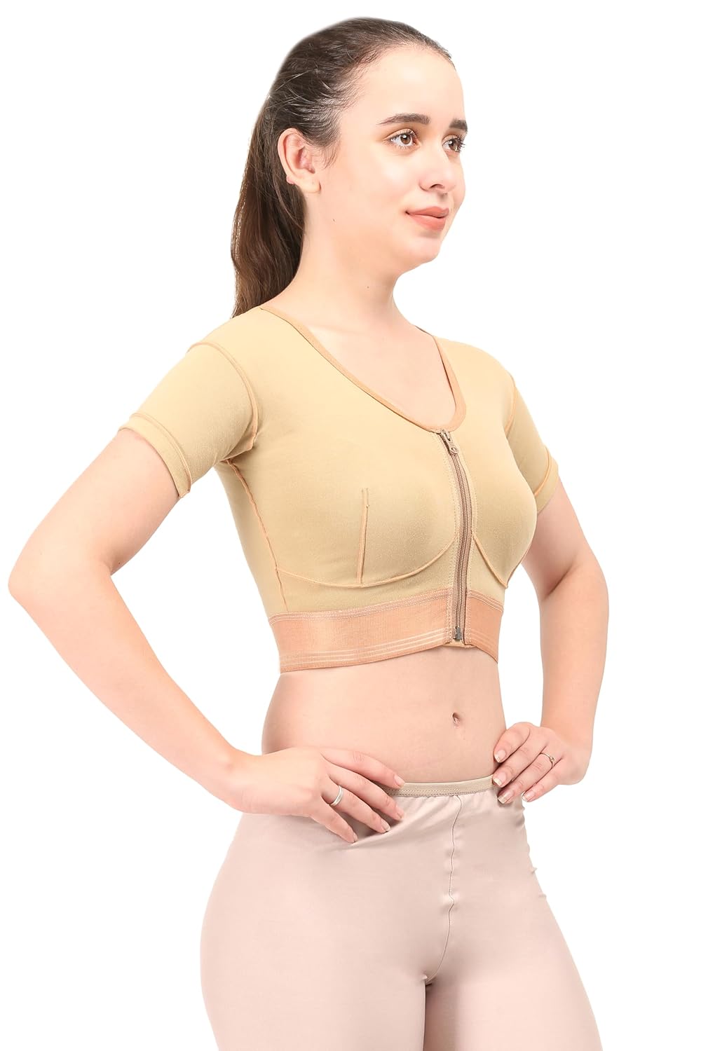 Post Surgical Medical Compression Bra || Moderate Compression || Cotton Fabric || Sports Bra || Breast Augmentation Bra || Surgical Recovery Supporter || Axillary Support