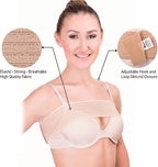 Women Breast Band Reduction Strap With Compression Bandage For Medical Chest Support And Post Surgery Augmentation (Black) [Free SIze]
