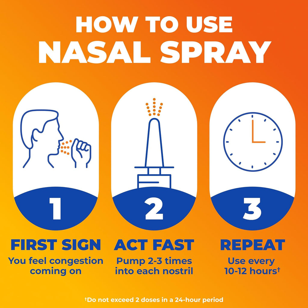 Zicam Extreme Congestion Relief Nasal Spray, Aloe Vera, 0.50 Fl Oz | 12 Hour Relief, Sinus Pressure Relief, Cold and Allergy Relief, Fast Acting Nasal Spray