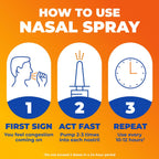 Zicam Extreme Congestion Relief Nasal Spray, Aloe Vera, 0.50 Fl Oz | 12 Hour Relief, Sinus Pressure Relief, Cold and Allergy Relief, Fast Acting Nasal Spray