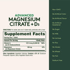Nature's Bounty Advanced Vitamin D3 with Magnesium Citrate Immune Formula