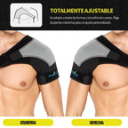 Shoulder Brace for Women and Men - Adjustable, Comfortable and Lightweight, Shoulder Bandage Ideal for Pain, Sprain and Increased Stability, One Size (Left)