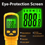 FKM Infrared Thermometer Gun Non-Contact Laser Temperature Gun,-58°F~986°F | Adjustable Emissivity,Digital IR Thermometer Gun for Cooking,Griddle,Pizza Oven,BBQ,HVAC,Automotive,Industrial,Not for Human