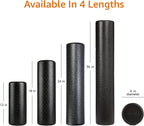 Amazon Basics High-Density Foam Roller for Exercise, Stretching and Muscle Recovery, 36 Inches, Black