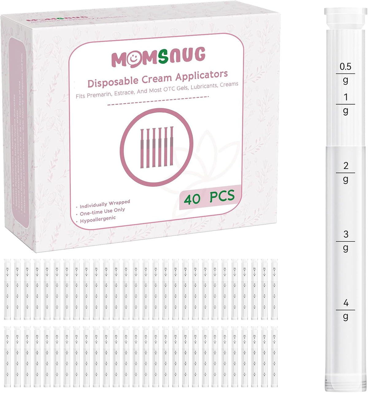 Momsnug Vaginal Applicators Disposable