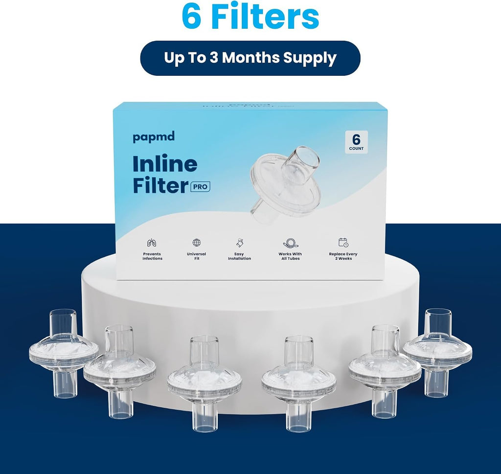 PAPMD CPAP Filters PRO, High-Efficiency, 6-Pack, 3-Month Supply