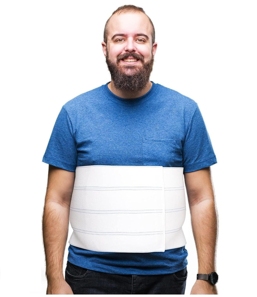 NYOrtho Bariatric Abdominal Belt, 12" Wide Elastic for Plus Size Men and Women, Post-Surgery Stomach Compression Garment for Hernia Surgery, Natural Birth, Injuries