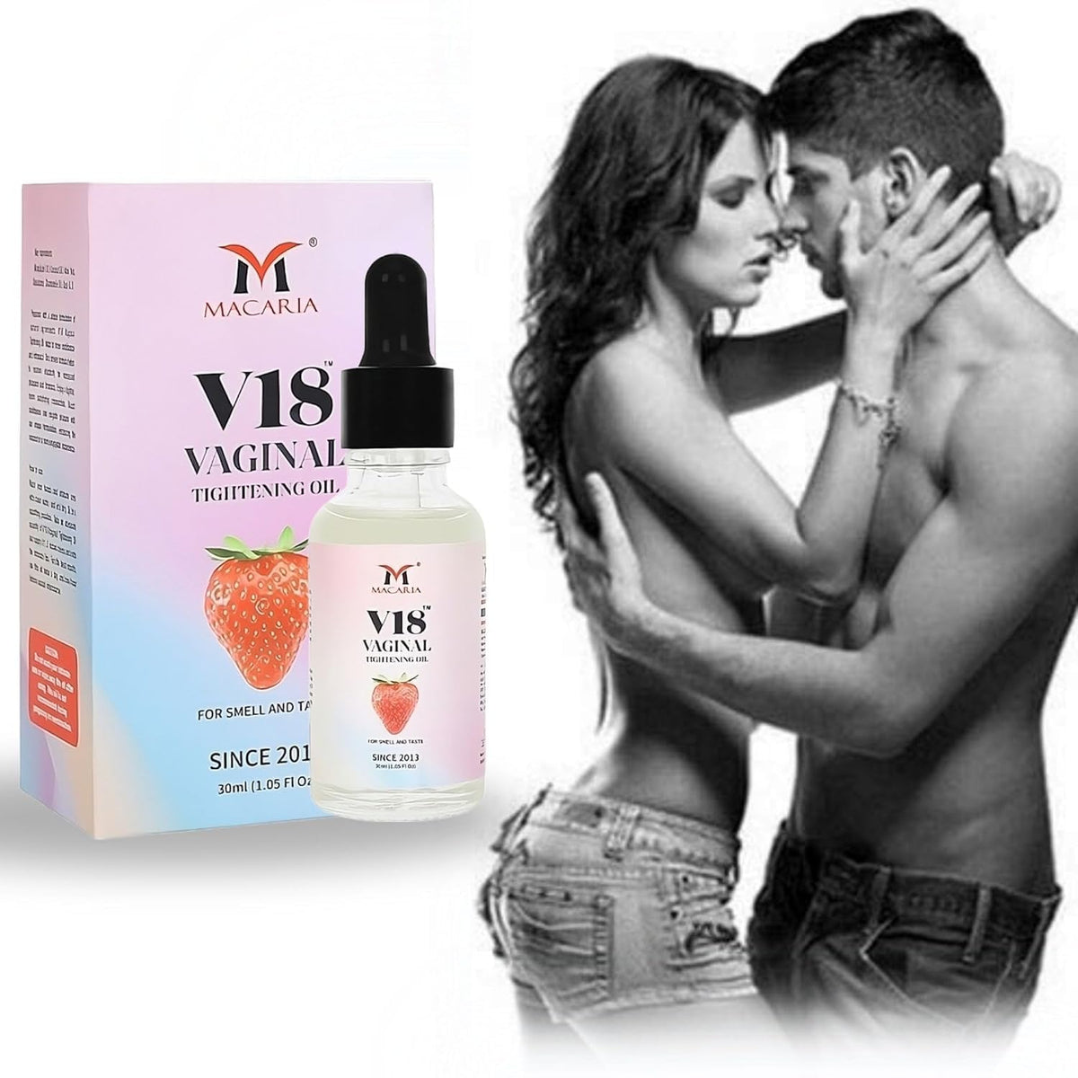 MACARIA V18 Vaginal Tightening Cream, Tightening Gel for Pussy Yoni, Narrows Vaginal Walls Improves Vagina Health, Enhances Intimate Sensitivity Restoring Self-Confidence