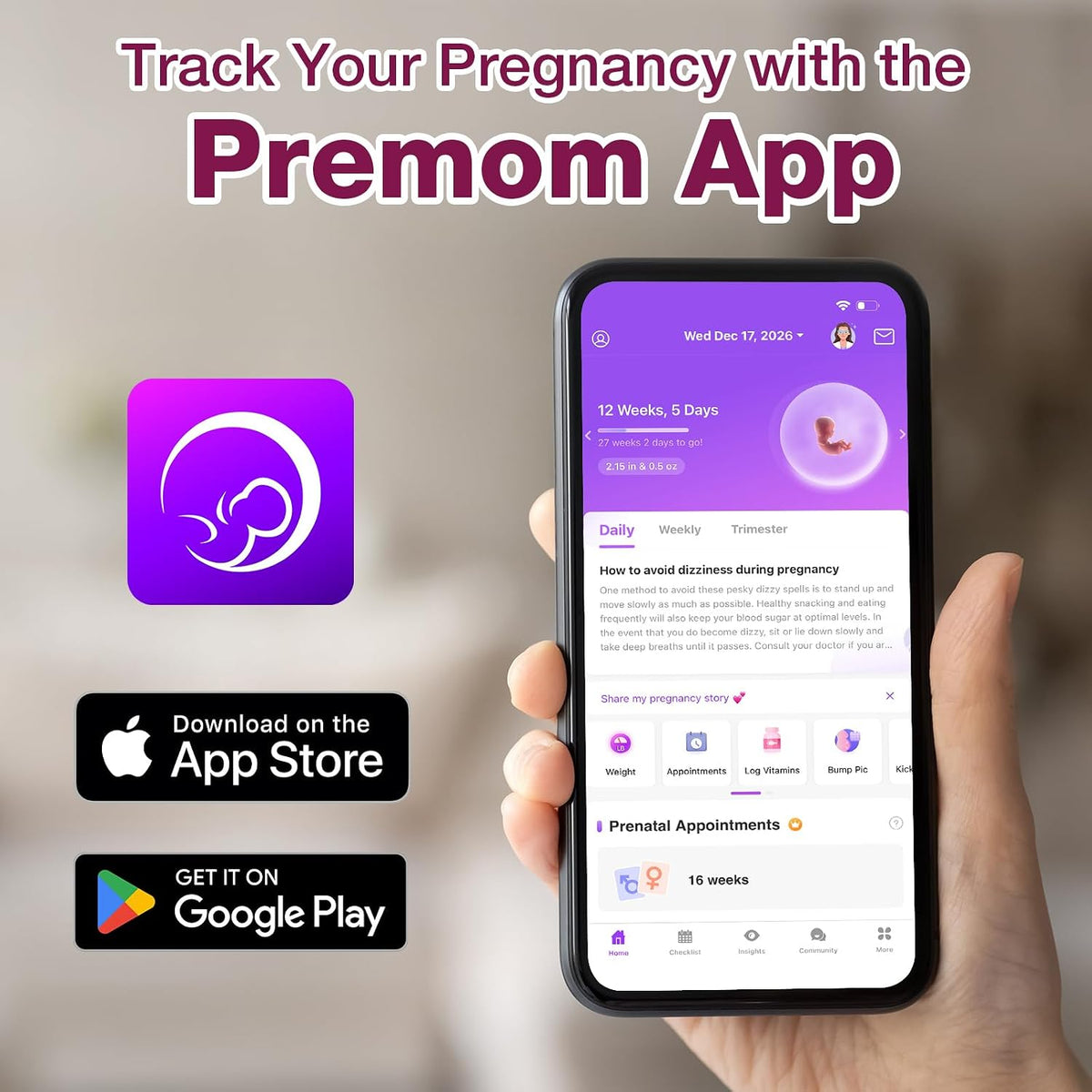 easy@Home 20 Pack Pregnancy Test Strips: Early Detection hCG Test Kit | 20 Bulk Pregnancy Strips - Pruebas de Embarazo, Powered by Premom APP
