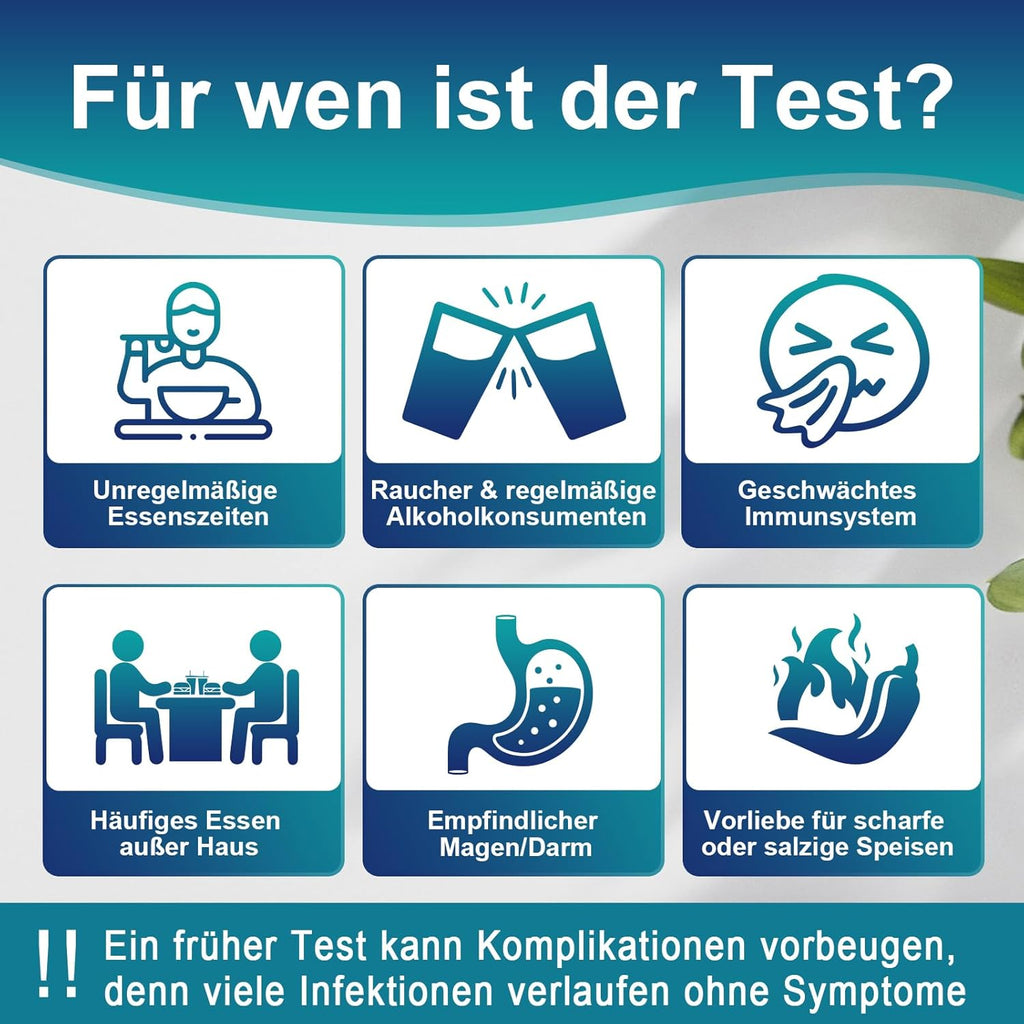 Helicobacter Pylori zestaw do testowania domu – 2-częściowy zestaw szybkiego testu do wykrywania pylori Helicobacter zapewnia dokładne wyniki w ciągu 10-15 minut, łatwy do odczytania i użytkowania