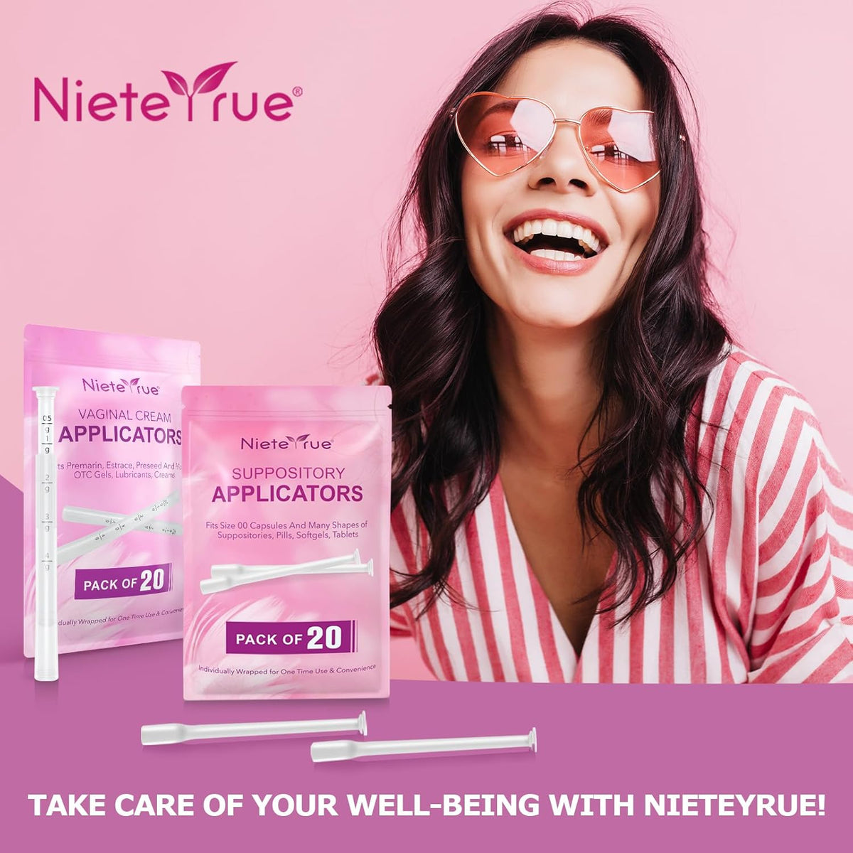 Nieteyrue Applicators and Syringes Disposable Individually Wrapped