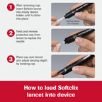 Accu-Chek Softclix Diabetes Lancets, Pack of 100 | Diabetic Blood Glucose Testing