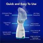 Vicks Sinus Inhaler for Sinus Relief, Works with VapoPads (1 Included) | Plug-in Non-Medicated Steam Inhaler for Allergies, Congestion & Colds, Vocal Steamer, Soothes Nasal & Throat Passages