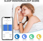 Fitness Tracker for Women Men with Heart Rate/Blood Pressure/Calories | Activity Tracker with 1.1"" AMOLED Screen, Waterproof Step Tracker for Android iPhones, Pink