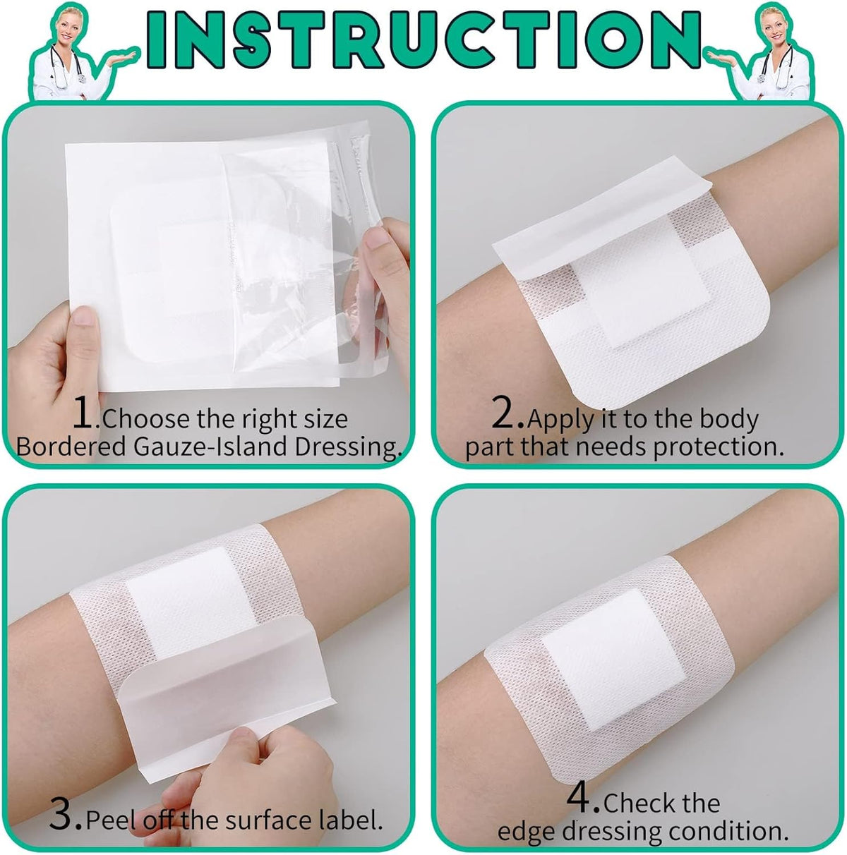 Gauze and Wound Dressings Sterile 50 pieces