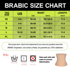 BRABIC Seamless Postpartum Belly Band Wrap Underwear, C-section Recovery Belt Binder Slimming Shapewear for Women, Black, Medium