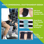 Komzer Hinged Knee Brace, Post Op ROM Immobilizer Orthopedic Rehabilitation Brace for ACL, MCL, Meniscus Tear Recovery and Adjustable Stabilizer for Men & Women, Universal Fit Stabilizer for Left/Right Leg