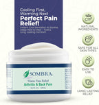 Sombra Warm Pain Relief 8 oz Jar for Arthritis, Back Pain & Pre-Exercise