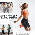 multifun Digital Jump Rope with Smart Counter & Timer - Adjustable Speed Skipping Rope for Fitness, Weight Loss, Boxing, MMA - Tangle-Free Ball Bearings & Anti-Slip Handles for Men, Women, Kids.(2026 New Evolution for 3second Rope Swap)