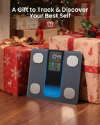 RENPHO Smart Scale for Body Weight, Body Fat, BMI, 7-in-1 Display, 500Ibs | Weight Scale with 13 Body Composition Metrics, High Accurate Bathroom Scale for Weight Loss, FSA Eligible HSA, 11.8",Elis 2XL