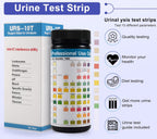 Urinalysis Test Strips, Urine Test Strips, 10 Parameter Urine Strips, Accurate Results, Urinalysis Home Testing Stick Kit to Help Monitor Your Health, Urine Strips DipstickTests - 100 Strips