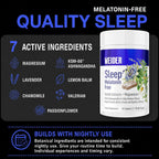 Weider Sleep Melatonin Free, Herbal Sleep Supplement, 60 Capsules