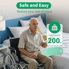 Transfer Board with Slide Sheet, FSA Eligible, Slide Assist Device for Transferring or Seniors from Wheelchair to Bed, Toilet, Tub, Car (Transfer Board + Slide Sheet（28"x28"）)（Patented Product）