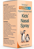 Kids Nasal Spray - HypoNasal Junior, Doctor Approved Hypochlorous Acid Antimicrobial Spray Cleanses Irritants Causing Childhood Congestion Inflammation Allergies and Irritation, Opens Airways