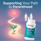 Conceive Plus Ovulation Support - PCOS Supplement for Fertility, Myo-Inositol & D-Chiro Inositol, Folic Acid, Ginger & CoQ10 - Multivitamin - Hormone Balance for Women - 120 Soft Capsules