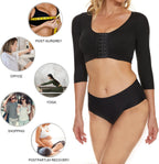 Arm Shaper Tops for Women Arm Compression Sleeves Post Surgery Front Closure Bra Shapewear Posture Corrector Tank Top