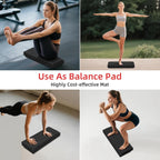 WEILA 1/2 Inch 70"x24" Foldable TPE Yoga Mat, Thick Non Slip Pilates Mat