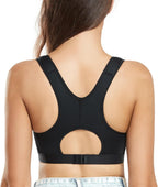 DotVol Non-Wired Post Surgery Bra with Front Closure Adjustable Straps