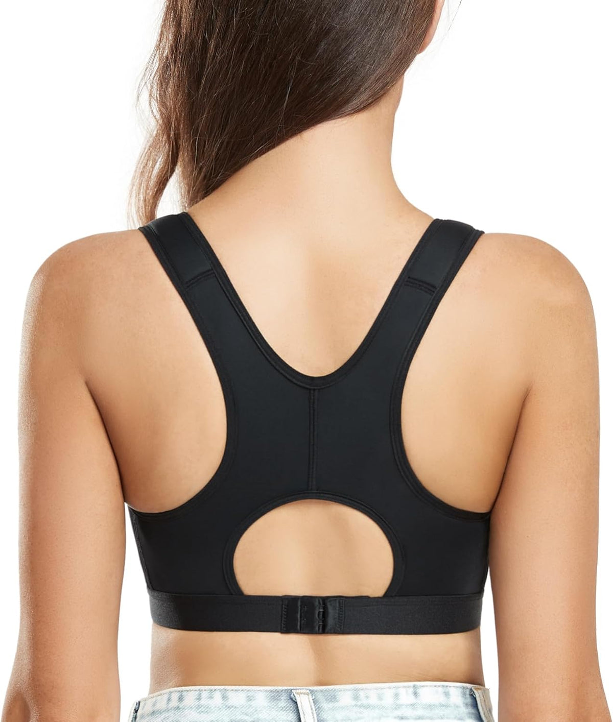 DotVol Non-Wired Post Surgery Bra with Front Closure Adjustable Straps