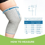 Everactiv Knee Support Sleeve – Compression Support for Arthritis, Joint Pain, and Post-Operative Recovery | Breathable Cotton Inner Lining | Unisex | 1 Pair (Large)