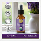 Lavender Essential Oil Calming Spray, USDA Certified | Designed for Rest & Restoration – Stress Relief, Relaxation & Sleep, Emotional Balance, Soften & Soothe Skin.