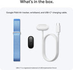 Google Fitbit Air Performance Loop Band - One Size - Obsidian | Only compatible with Fitbit Air, microadjustable, polyester, nylon, and elastane yarn band, workout-friendly