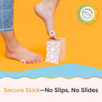 ZenToes Callus Cushions, Water-Resistant Adhesive Corn Pads, 48 Count | Soft foam protects heels & toes from friction, stays on through showers, for active wear. Peels off easily