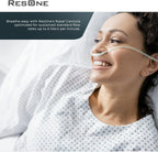 ResOne 7Ft Soft Adult Oxygen Nasal Cannula 5-Pack - Curved Prongs, Crush-Resistant Tubing - Nasal Tubes, Oxygen Concentrator Supplies - Soft Curved Nose Piece, Standard Size, Standard Flow 6 LPM