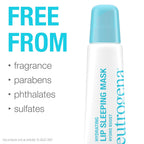 Neutrogena Hydro Boost Hydrating Lip Sleeping Mask, Clear, 0.35 oz