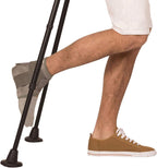 KMINA Crutch Tips 7/8 Inch (x2 Units), All Terrain Non-Slip Cane Tips, Heavy Duty Rubber Replacement, Wide Base Stability, Patented, Made in Europe