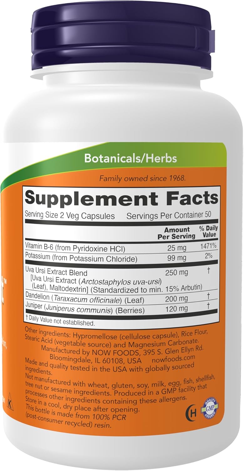 Now Foods Water Out 100 Dietary Supplements 100 capsules