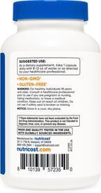 Nutricost High Potency Vitamin B Complex 462mg, 120 Capsules | Energy Complex with Vitamin C