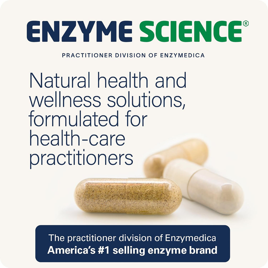 Enzyme Science Intolerance Complex - Digestive Enzyme Supplement for Women & Men, Enzymes for Digestion, Gut Health & Food Intolerances, Targets Gluten & Lactose, Helps Gas & Bloating, Vegan - 90 Caps