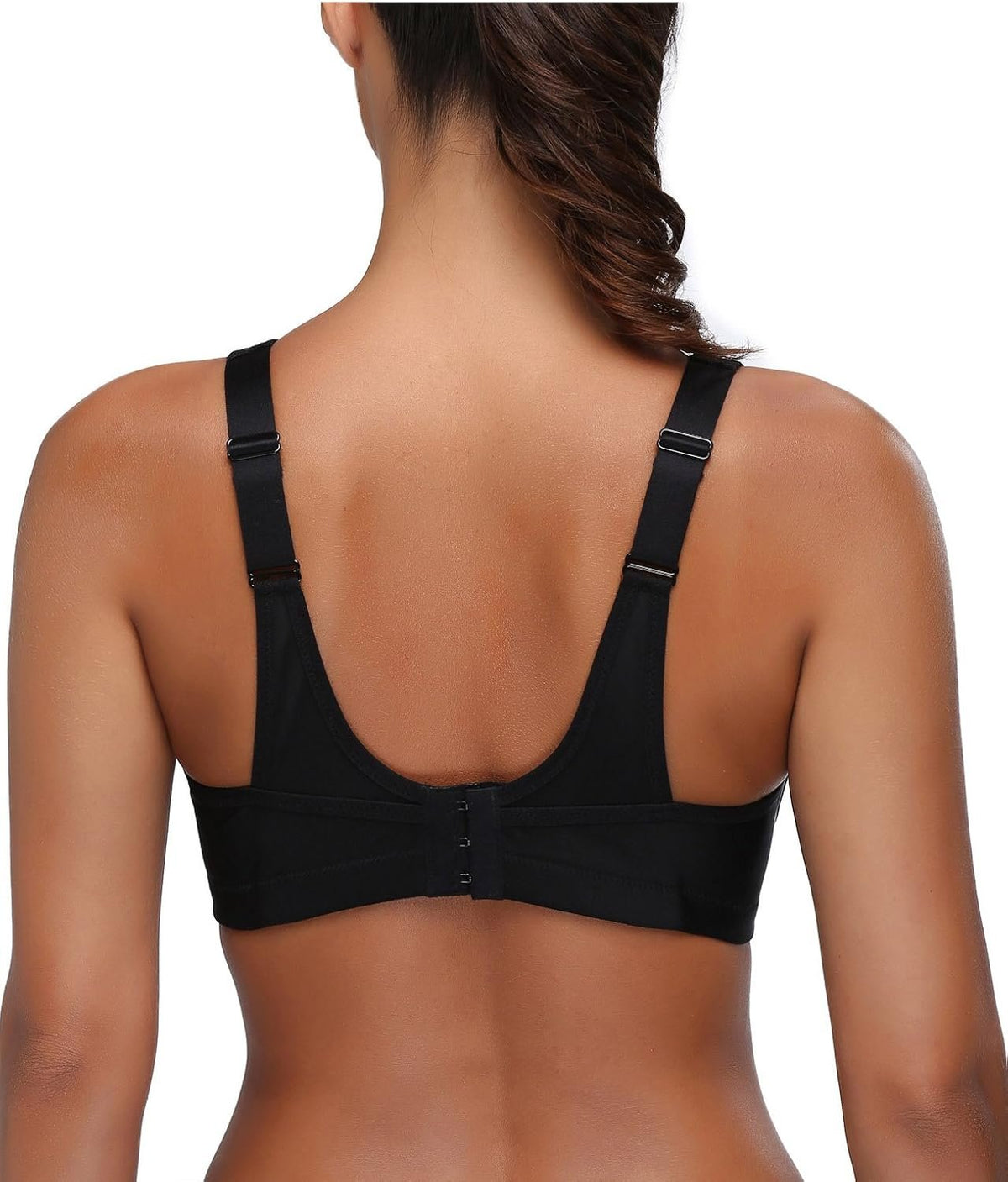 Wingslove High Impact Sports Bras for Women Plus Size Non Padded Wirefree Workout Bra Bounce Control